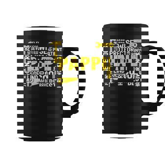 Mens The Man The Myth Legend Motivator Pappi Fathers Day Coffee Mug - Thegiftio