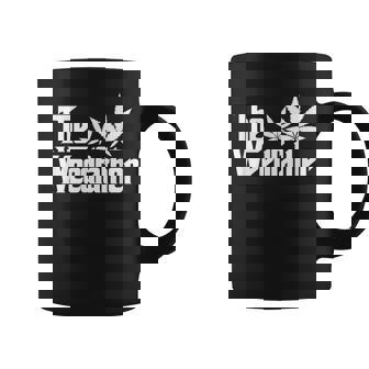 Mens The Weedfather Funny Cannabis Weed 420 Dad Daddy Stoner Coffee Mug - Thegiftio