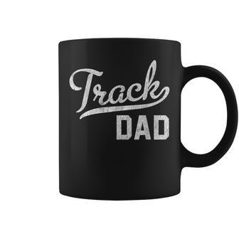 Mens Track Dad Proud Track And Field Dad Gift Coffee Mug - Seseable