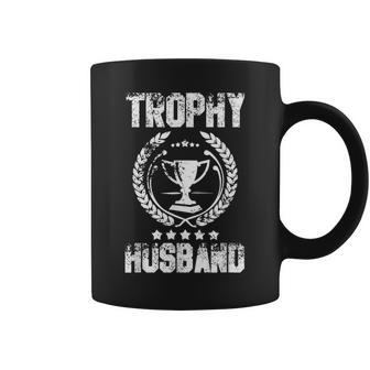 Mens Trophy Husband Funny Fathers Day Gift Coffee Mug | Mazezy