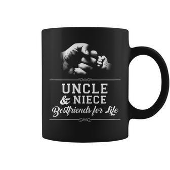 Mens Uncle Niece Friends Fist Bump Avuncular Family Cool T Coffee Mug | Mazezy