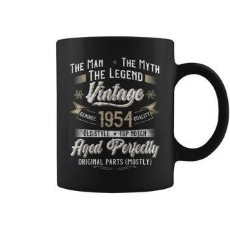 Mens Vintage 1954 69Th Birthday Gift Men 69 Years Old Coffee Mug | Mazezy