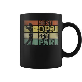 Mens Vintage Best Opa By Par Funny Best Dad By Par Fathers Day Coffee Mug - Thegiftio UK