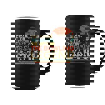 Mens Vintage Bowler Cat Dad Man Myth Bowling Legend Coffee Mug - Seseable