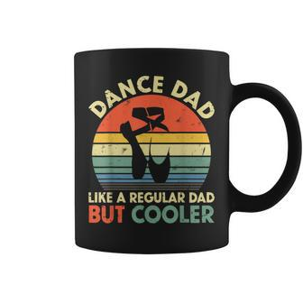 Mens Vintage Dance Dad Like A Regular Dad But Cooler Fathers Day Coffee Mug - Seseable