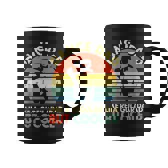 Mens Vintage Dance Dad Like A Regular Dad But Cooler Fathers Day Coffee Mug | Seseable CA