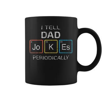 Mens Vintage I Tell Dad Jokes Periodically V2 Coffee Mug - Seseable