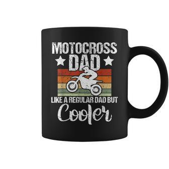 Mens Vintage Motocross Dad Dirt Bike Motocross Dirt Bike Coffee Mug - Seseable