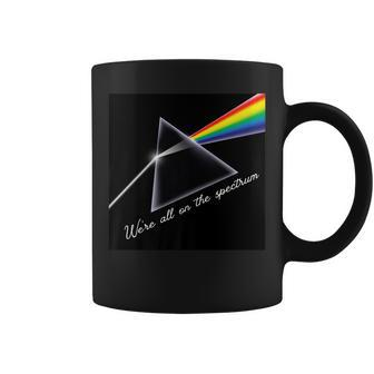Mens We Are All On The Spectrum Autism Mom Life Autism Dad Life Coffee Mug | Mazezy
