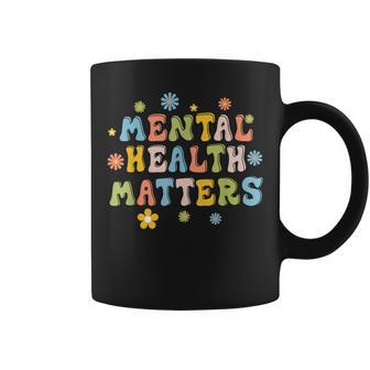 Mental Health Matters Brain Illness Mental Awareness Retro Coffee Mug | Mazezy
