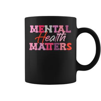 Mental Health Matters National Stress Awareness Month Coffee Mug | Mazezy