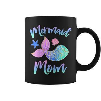 Mermaid Mom T Shirt Birthday Squad Gifts For Women Girls Coffee Mug | Mazezy