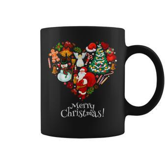 Merry Christmas Xmas Little Things Cute Heart Funny Holiday Coffee Mug - Seseable