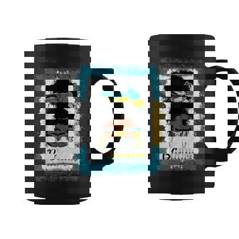 Messy Bun Bahamian Bahamas Flag Womens Woman Girl Coffee Mug | Mazezy