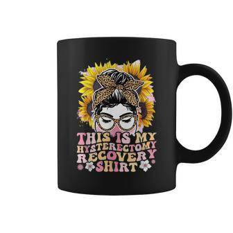 Messy Bun Uterus Support Hysterectomy Recovery Products  Coffee Mug