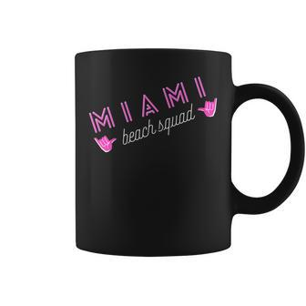 Miami Florida Souvenir Beach Squad Coffee Mug | Mazezy