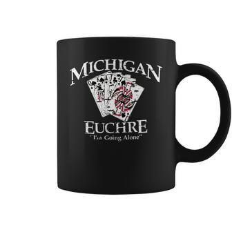 Michigan Euchre Cards Hoodie Coffee Mug - Thegiftio UK