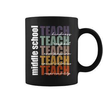 Middle School Teach Middle School Teacher Back To School Coffee Mug | Mazezy