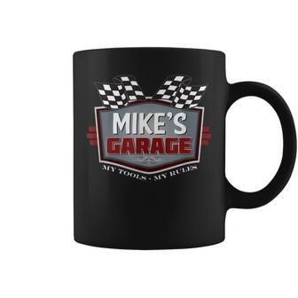 Mikes Garage Funny Car Guy - My Tools My Rules Coffee Mug - Seseable
