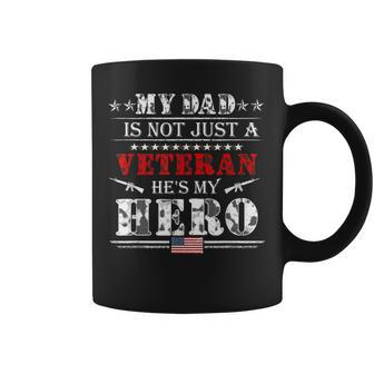 Military Family Veteran My Dad Us Veteran My Hero Coffee Mug | Mazezy