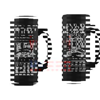 Military Family Veteran My Daddy Us Veteran My Hero Coffee Mug | Mazezy