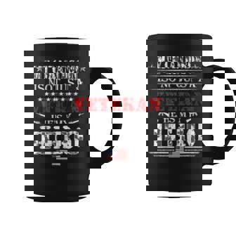 Military Family Veteran My Grandson Us Veteran My Hero Coffee Mug | Mazezy