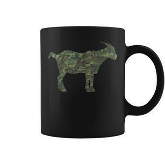 Military Goat Camo Print Us Sheep Kid Nanny Veteran Men Gift Coffee Mug | Mazezy
