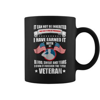 Military Veteran I Own The Title Forever Gift For Mens Coffee Mug | Mazezy CA
