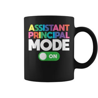 Mode On Assistant Principal Coffee Mug | Mazezy