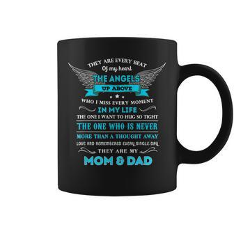 Mom & Dad My Angels Gift - In Memories Of Parents In Heaven Coffee Mug - Thegiftio UK