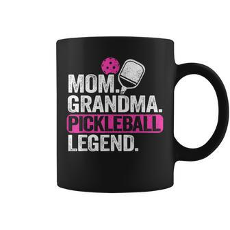 Mom Grandma Pickleball Legend Player Funny Pickle Ball Coffee Mug - Seseable