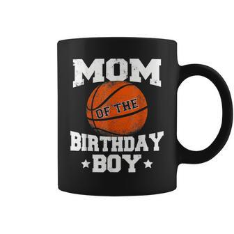 Mom Of The Birthday Boy Basketball Mother Mama Funny Coffee Mug | Mazezy UK