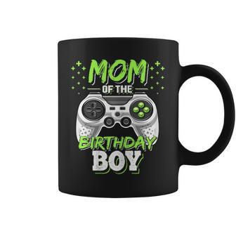 Mom Of The Birthday Boy Matching Video Gamer Birthday Party Coffee Mug | Mazezy