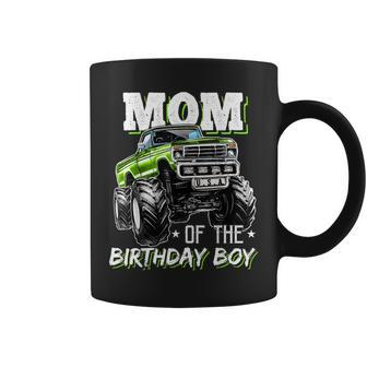 Mom Of The Birthday Boy Monster Truck Birthday Novelty Gift Coffee Mug | Mazezy