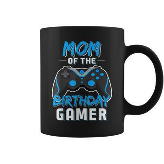 Mom Of The Birthday Gamer Birthday Boy Gaming Gift Coffee Mug | Mazezy