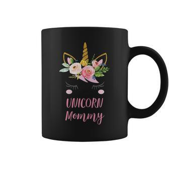 Mom Of The Birthday Girl Shirt Unicorn Mommy Shirt Coffee Mug | Mazezy CA