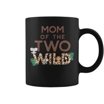 Mom Of The Two Wild Animal Safari 2Nd Birthday Theme Family Coffee Mug - Seseable