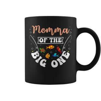 Momma Of The Big One Fishing Birthday Party Bday Celebration Coffee Mug | Mazezy