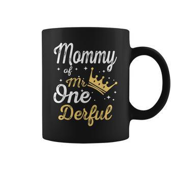 Mommy Of Mr Onederful 1St Birthday One-Derful Matching Coffee Mug - Seseable