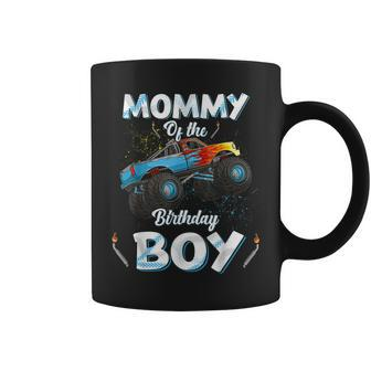 Mommy Of The Birthday Boy Monster Truck Bday Women Mom Mama Coffee Mug - Thegiftio UK