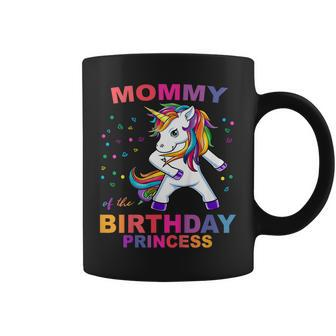Mommy Of The Birthday Princess Unicorn Girl T Shirt Outfit Coffee Mug | Mazezy DE