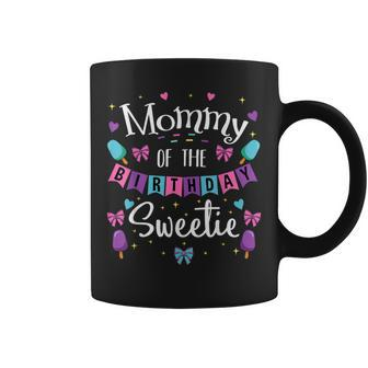 Mommy Of The Birthday Sweetie Celebration Themed Party Coffee Mug | Mazezy