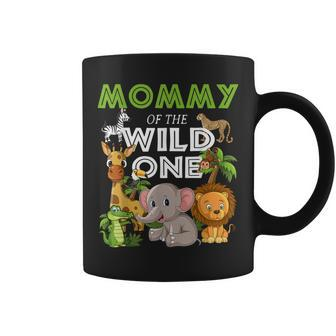 Mommy Of The Wild One Zoo Birthday Safari Jungle Animal Coffee Mug - Thegiftio UK