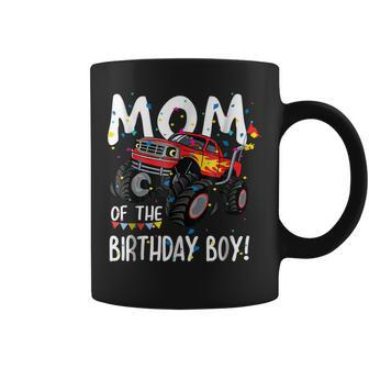 Monster Truck Party Mom Of Birthday Boy Shirt Gift Coffee Mug | Mazezy