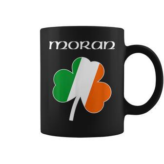 Moran T Family Reunion Irish Name Ireland Shamrock Coffee Mug - Seseable