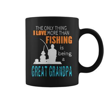 More Than Love Fishing Great Grandpa Special Great Grandpa Gift For Mens Coffee Mug | Mazezy