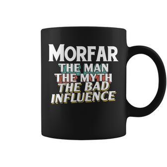 Morfar Gift For The Man Myth Bad Influence Grandpa Gift For Mens Coffee Mug | Mazezy