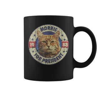 Morris For President Vintage 1988 Cat Lover Coffee Mug - Seseable