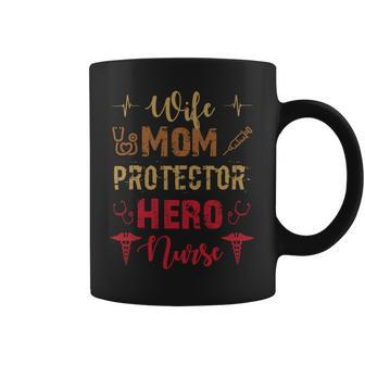 Mother Grandma Nurse Wife Mom Protector Hero157 Mom Grandmother Coffee Mug - Monsterry DE