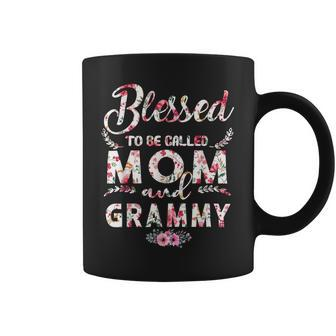 Mother Grandma Womens Blessed To Be Called Mom And Grammy Mothers D 516 Mom Grandmother Coffee Mug - Monsterry